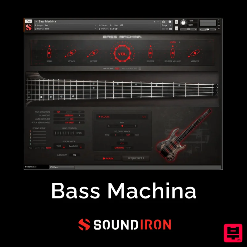 Soundiron Bass Machina - Kontakt Instrument
