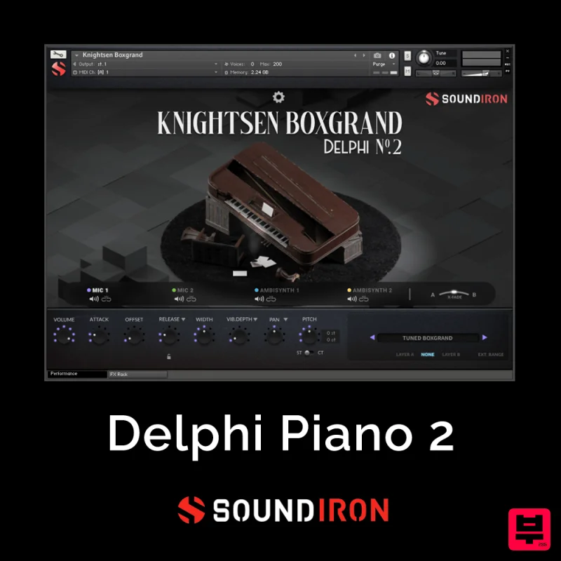 Soundiron Delphi Piano 2 - Kontakt Instrument