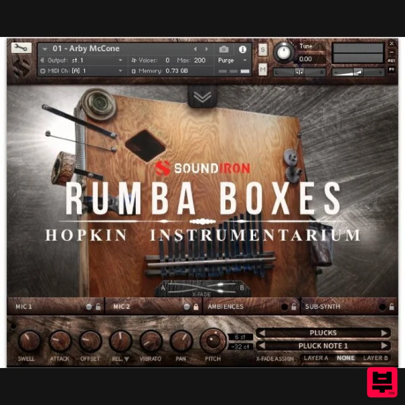 Soundiron Hopkin Instrumentarium: Rumba Boxes - Kontakt Instrument