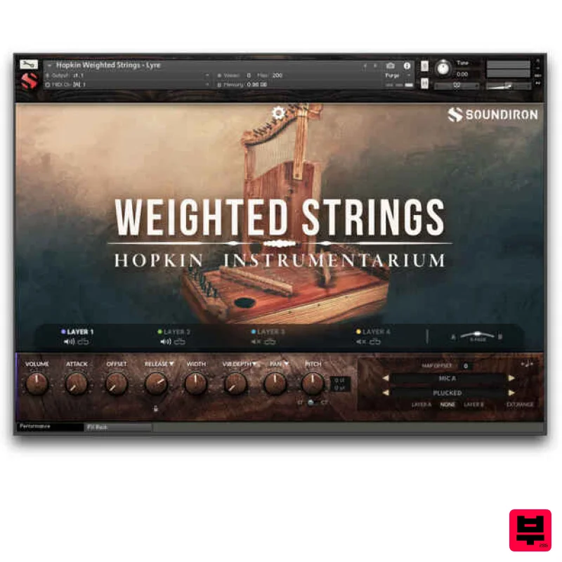 Soundiron Hopkin Instrumentarium: Weighted Strings - Kontakt Instrument