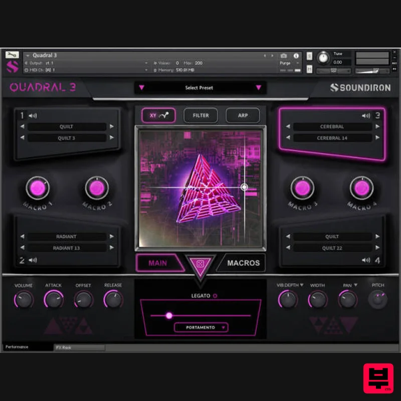 Soundiron Quadral 3 - Kontakt Instrument