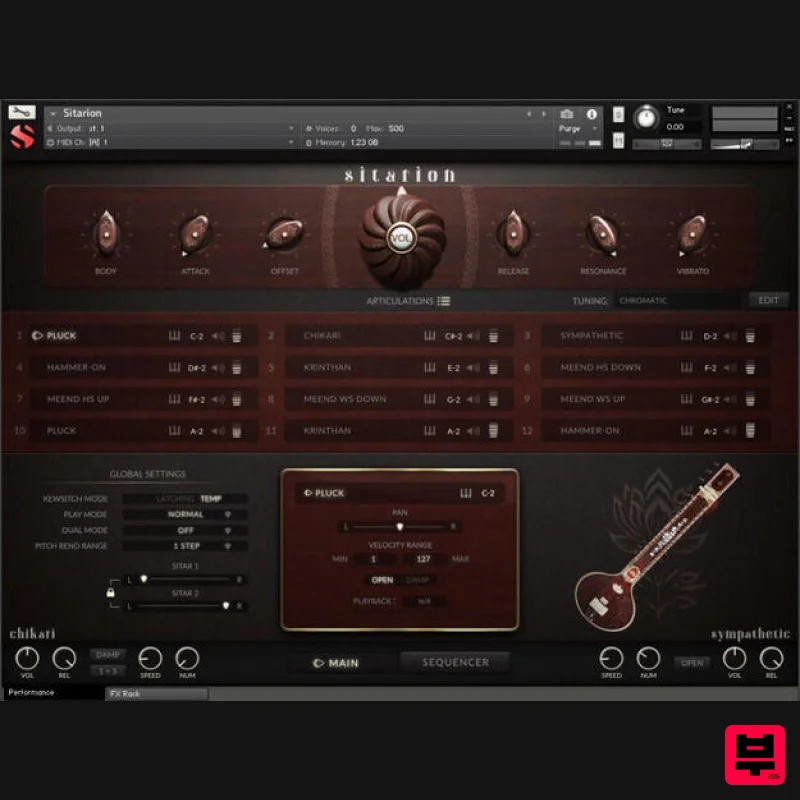 Soundiron Sitarion - Kontakt Instrument