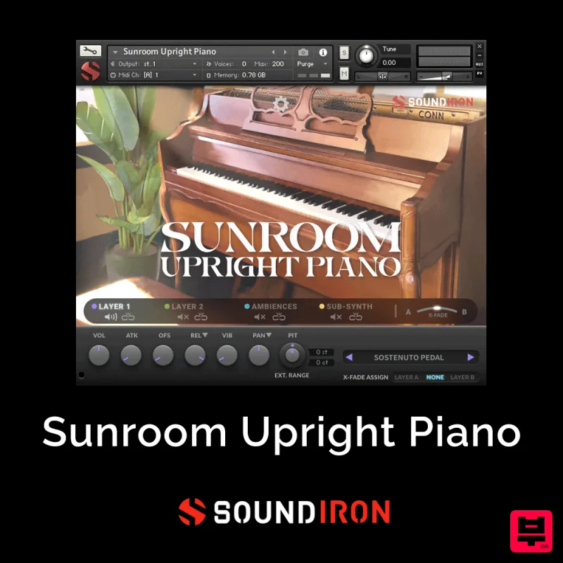 Soundiron Sunroom Upright Piano - Kontakt Instrument