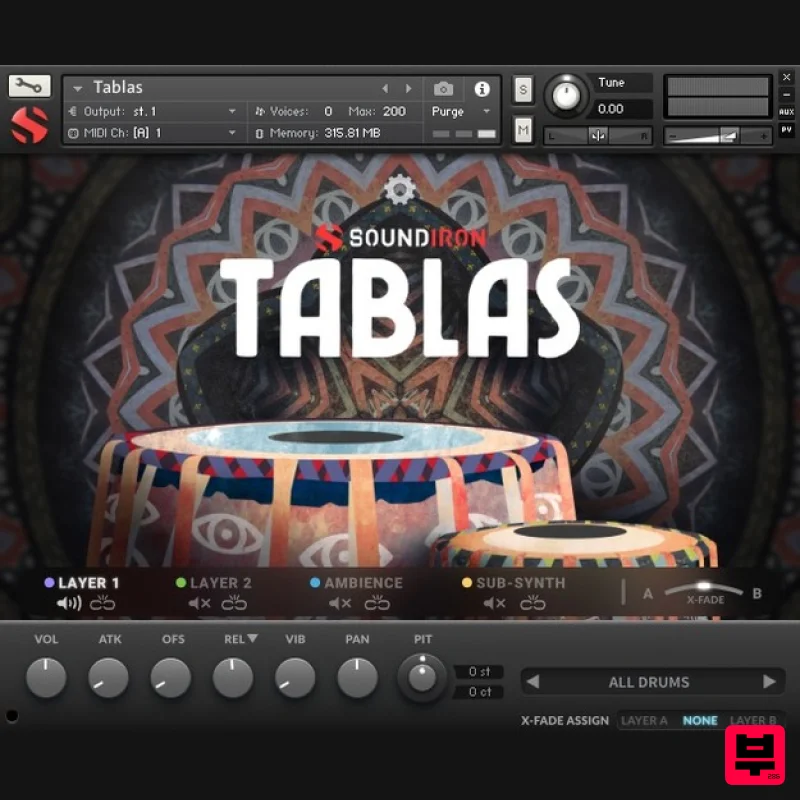 Soundiron Tablas - Kontakt Instrument