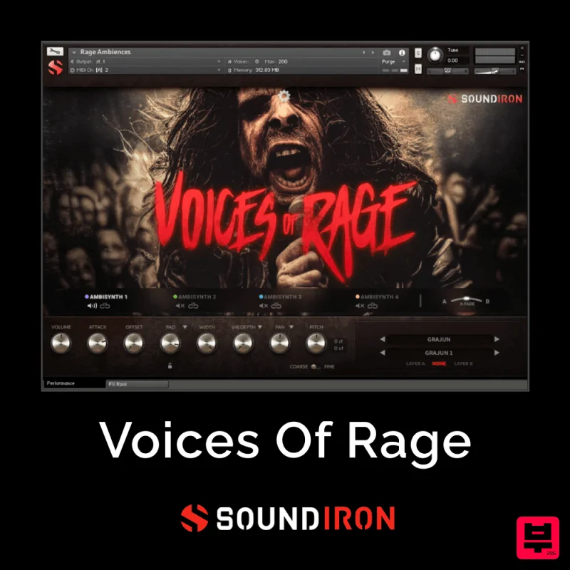 Soundiron Voices Of Rage - Kontakt Instrument