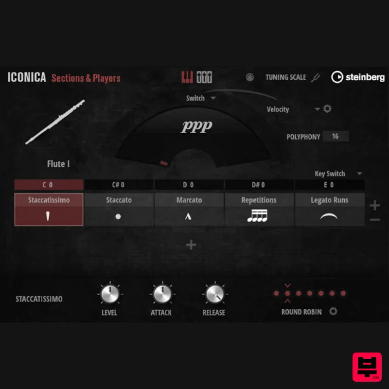 Steinberg Iconica Sections & Players - Professional Music Instrument Photo