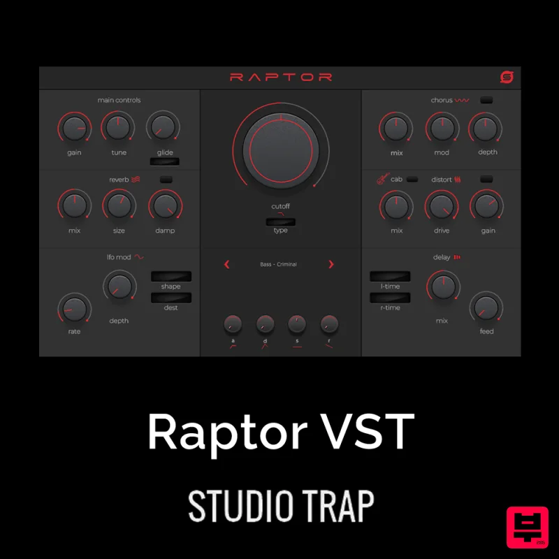 Studio Trap Raptor VST - Rompler
