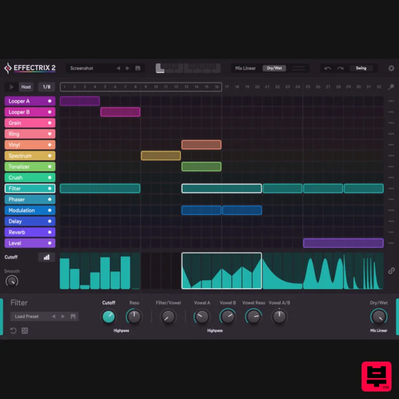 Sugar Bytes Effectrix 2 - Multi Effect