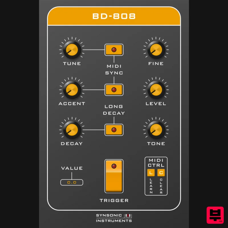 Synsonic Instruments Synsonic BD-808 - Drum Machine