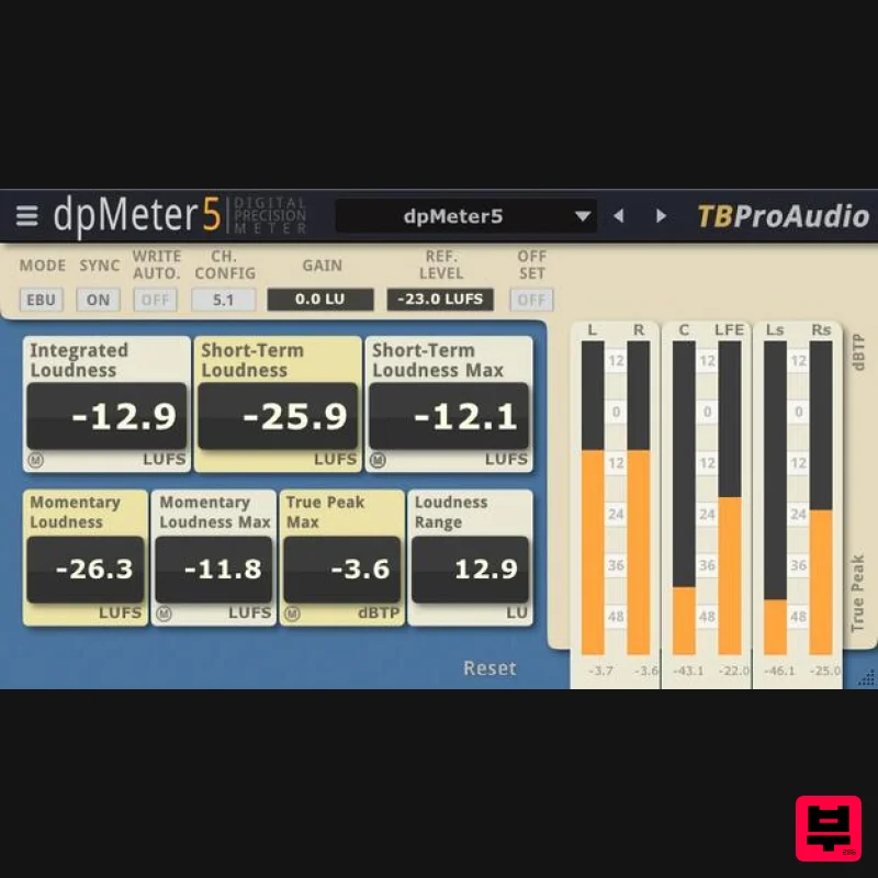 TBProAudio dpMeter5 - Metering