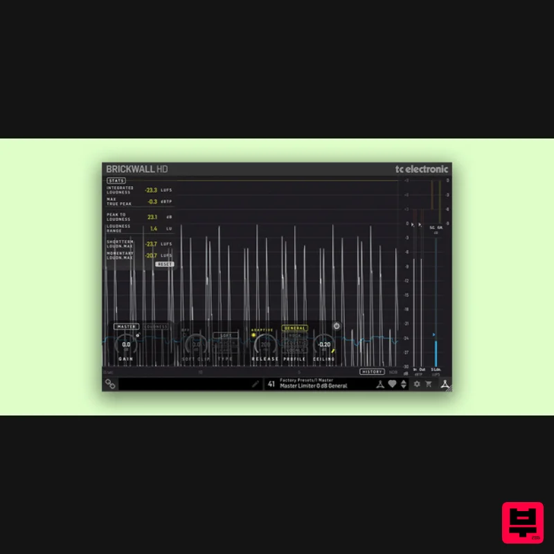 TC Electronic BRICKWALL HD - Master Limiter - Limiter