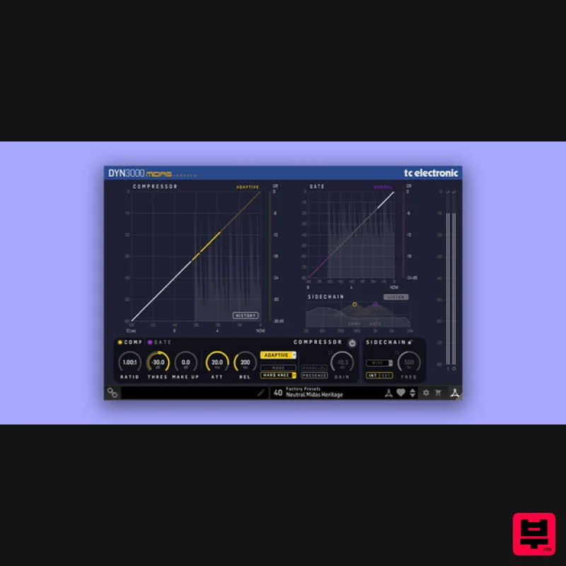 TC Electronic DYN 3000 - Midas Channel Dynamics - Professional Music Instrument Photo
