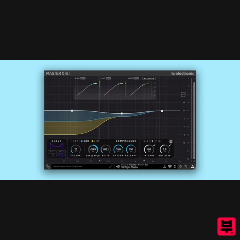 TC Electronic MASTER X HD - Easy Multiband Dynamics - Professional Music Instrument Photo