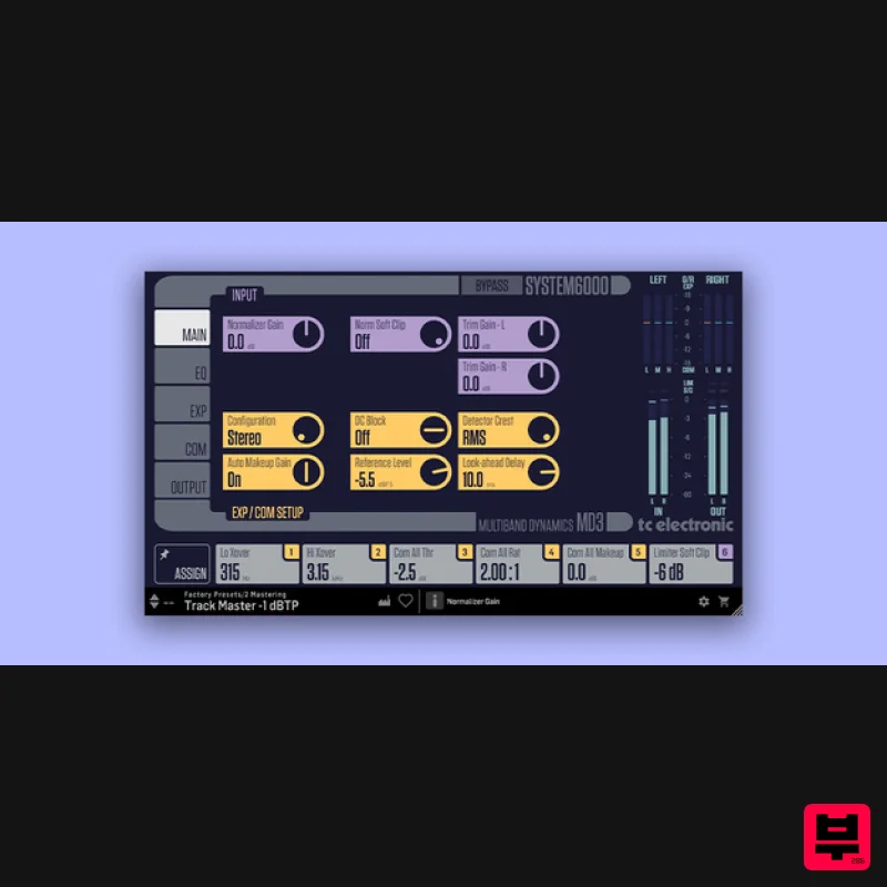 TC Electronic MD3 - Legendary Multiband Dynamics - Professional Music Instrument Photo