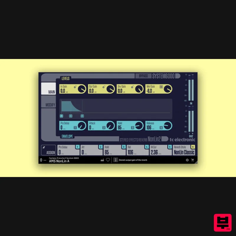 TC Electronic NONLIN2 - Twisted Effects Reverb - Reverb