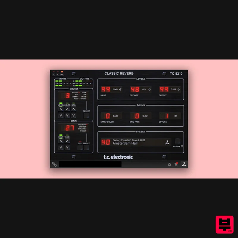 TC Electronic TC 8210 - Classic Mixing Reverb - Reverb