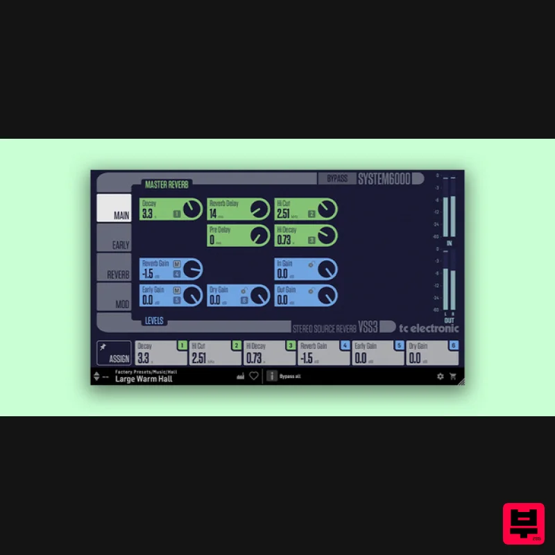 TC Electronic VSS3 - Space Simulation Reverb - Reverb