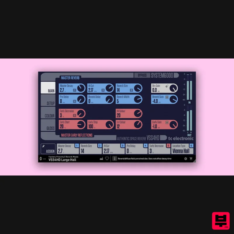 TC Electronic VSS4 HD - Authentic Space Reverb - Reverb