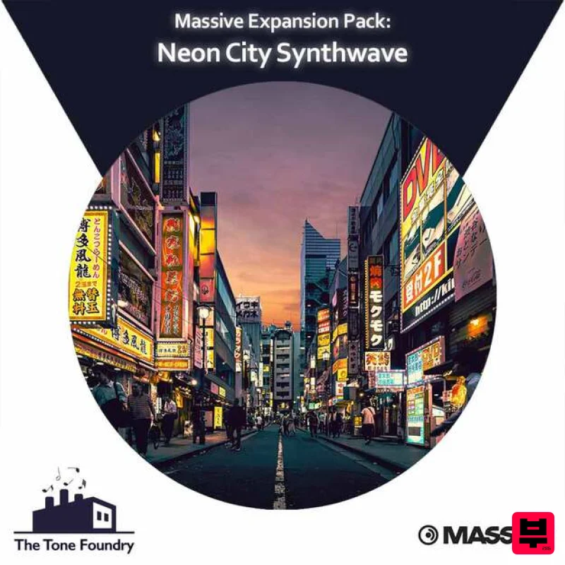 The Tone Foundry Massive Expansion: Neon City Synthwave - Professional Music Instrument Photo