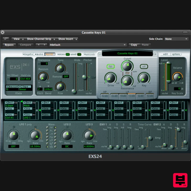 THEPHONOLOOP Cassette Keys.01 for Logic - Professional Music Instrument Photo