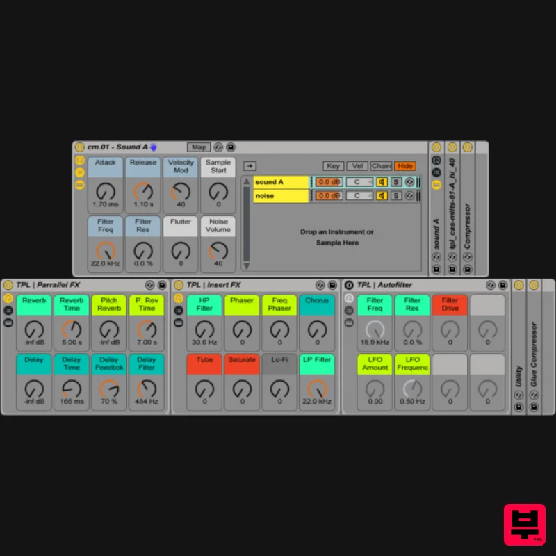 THEPHONOLOOP Cassette Mallets.01 for Ableton - Ableton Racks