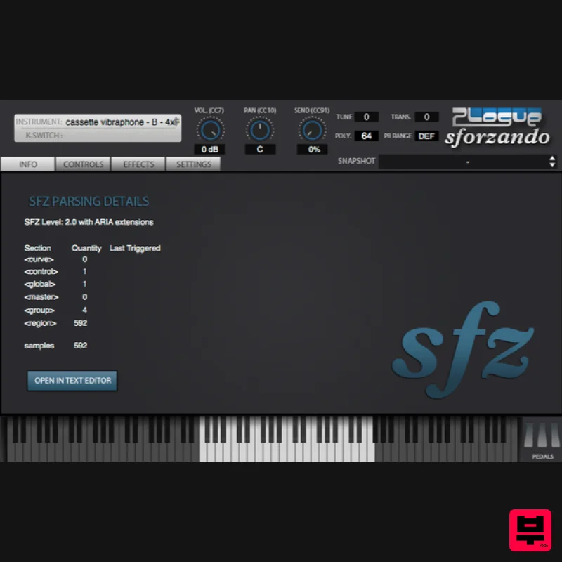 THEPHONOLOOP Cassette Vibraphone for SFZ Player - Expansion Packs