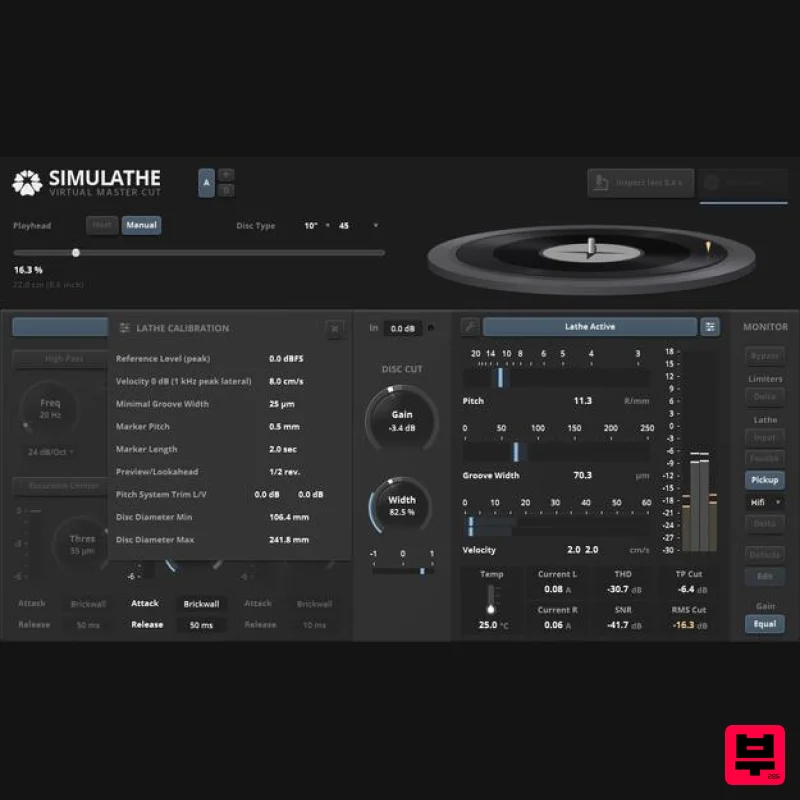 Tokyo Dawn Labs TDR SimuLathe CUT - Mastering