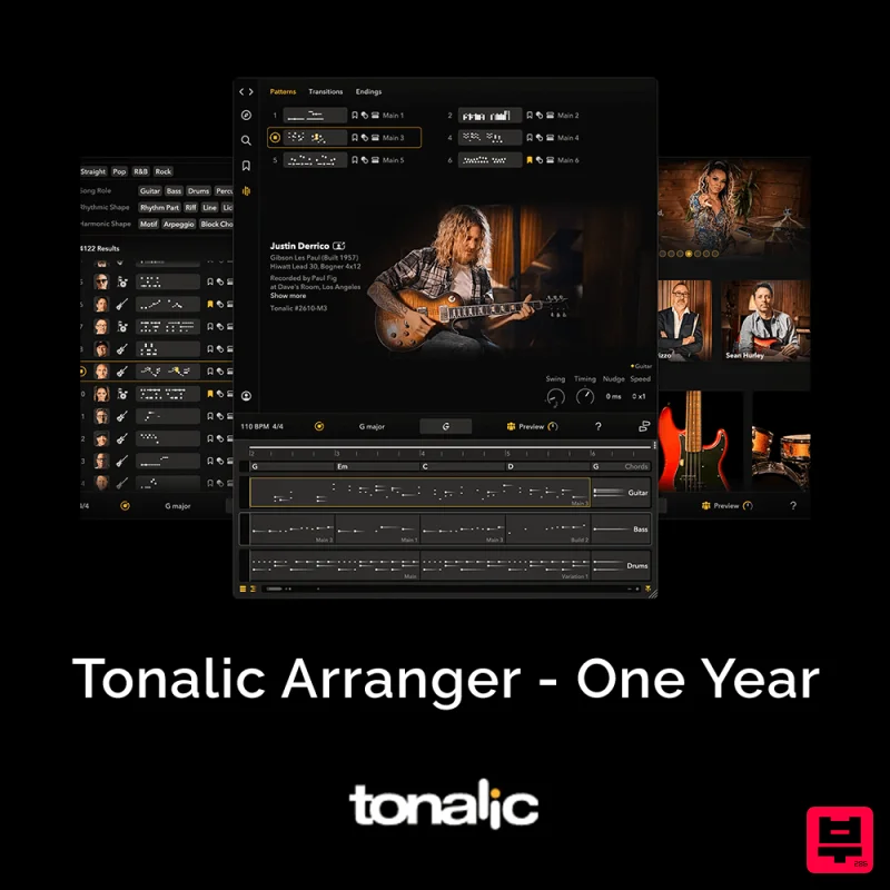 Tonalic Tonalic Arranger - One Year Subscription - Utility