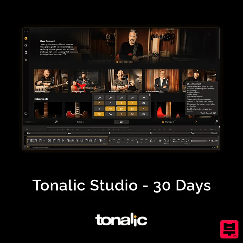 Tonalic Tonalic Studio - 30 Day Subscription - Utility
