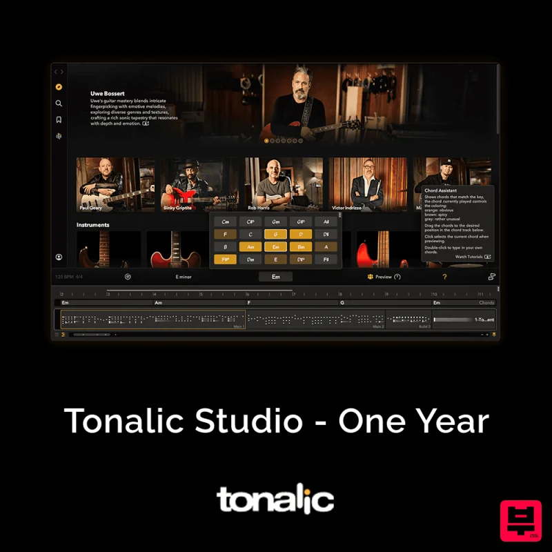 Tonalic Tonalic Studio - One Year Subscription - Utility