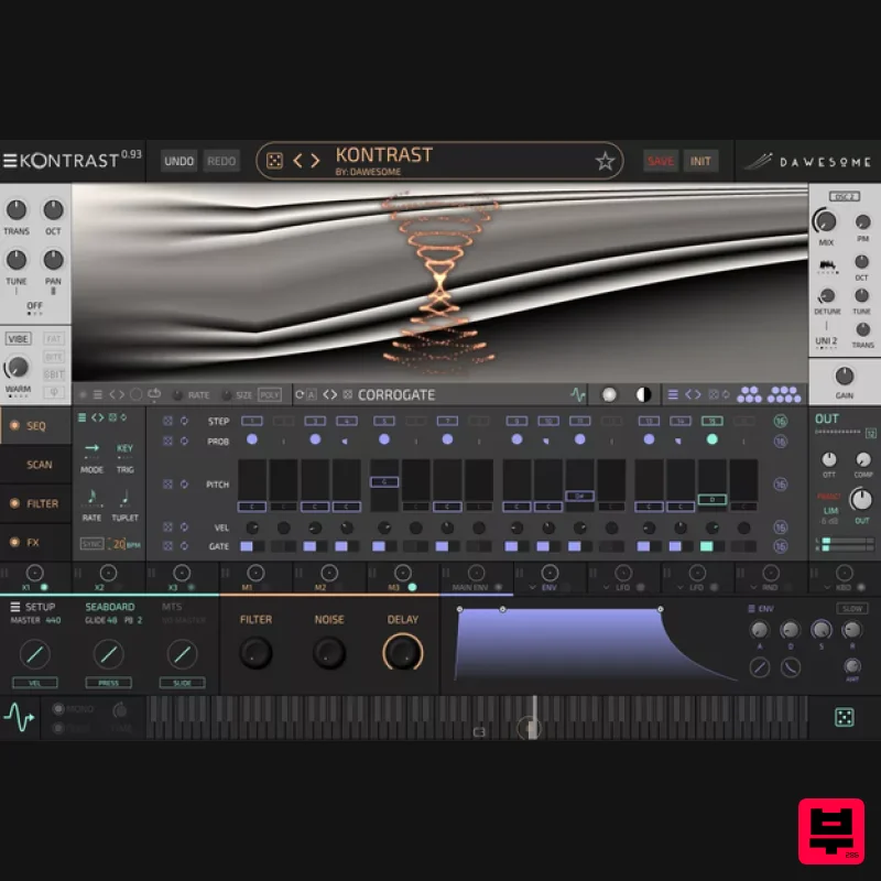Tracktion Dawesome KONTRAST  - Synth