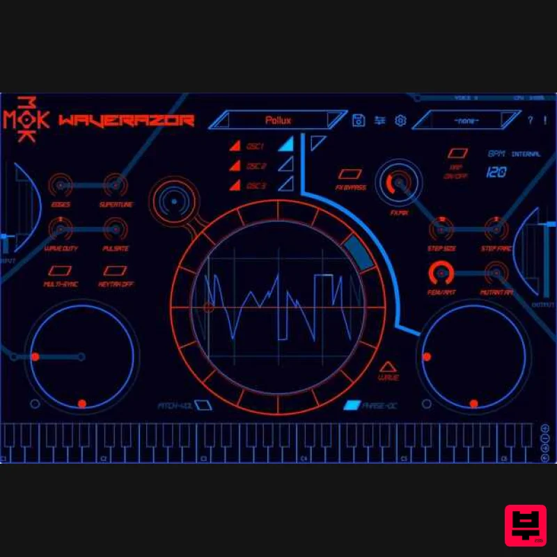 Tracktion MOK Waverazor  - Synth