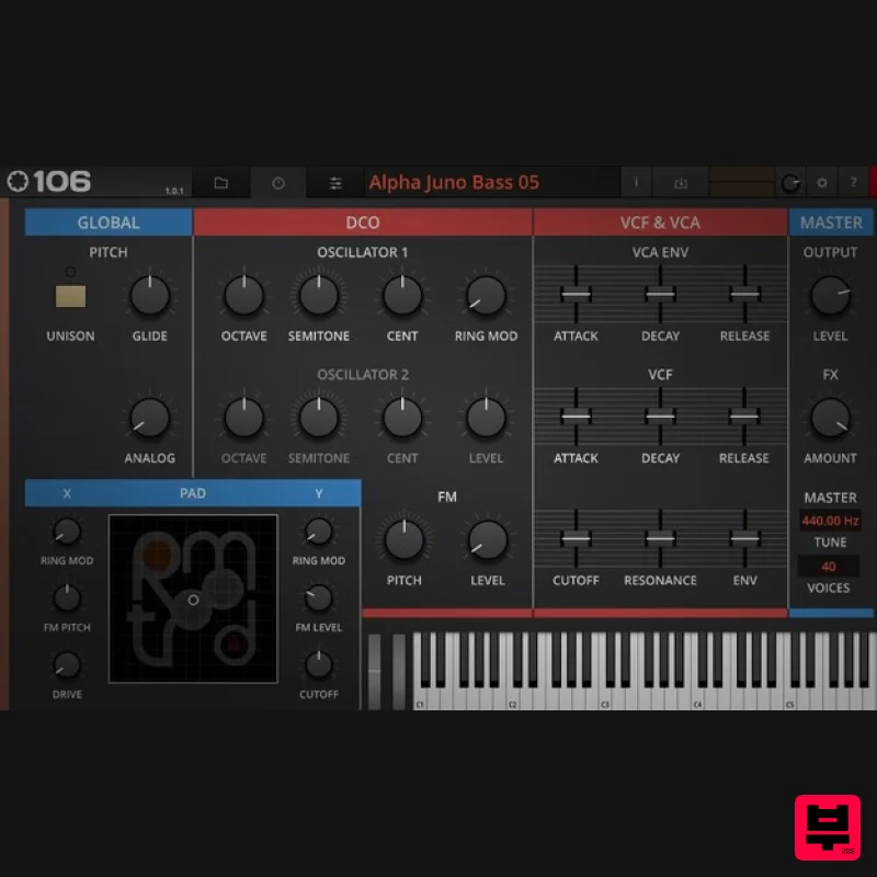 Tracktion RetroMod 106 - Professional Music Instrument Photo