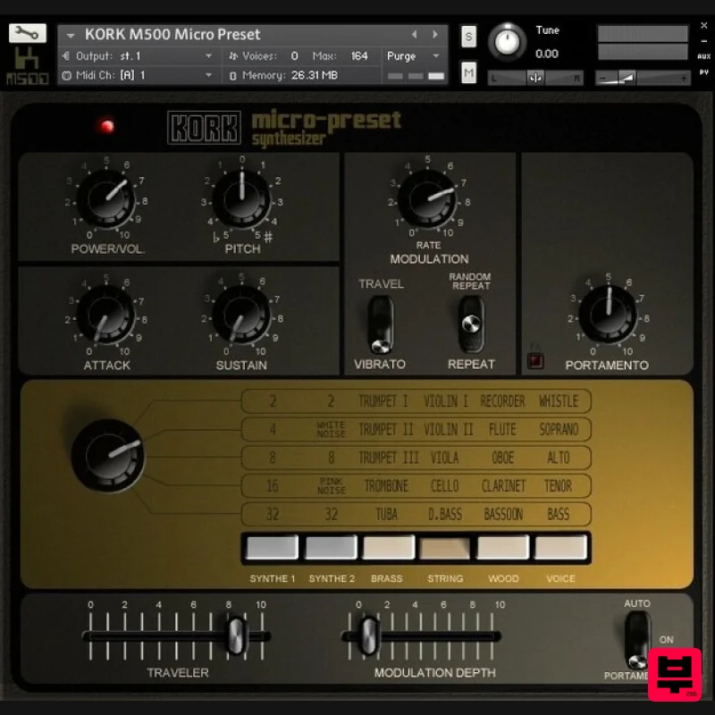 Tronsonic Kork M500 Micro Preset - Kontakt Instrument