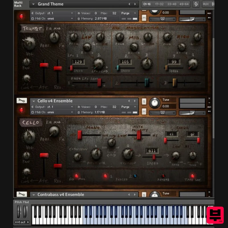 Tronsonic The Solino String Proto Ensemble MK 1 - Kontakt Instrument