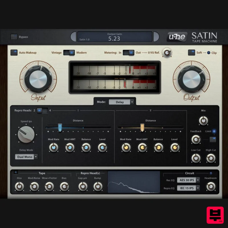u-he Satin - Tape Emulation