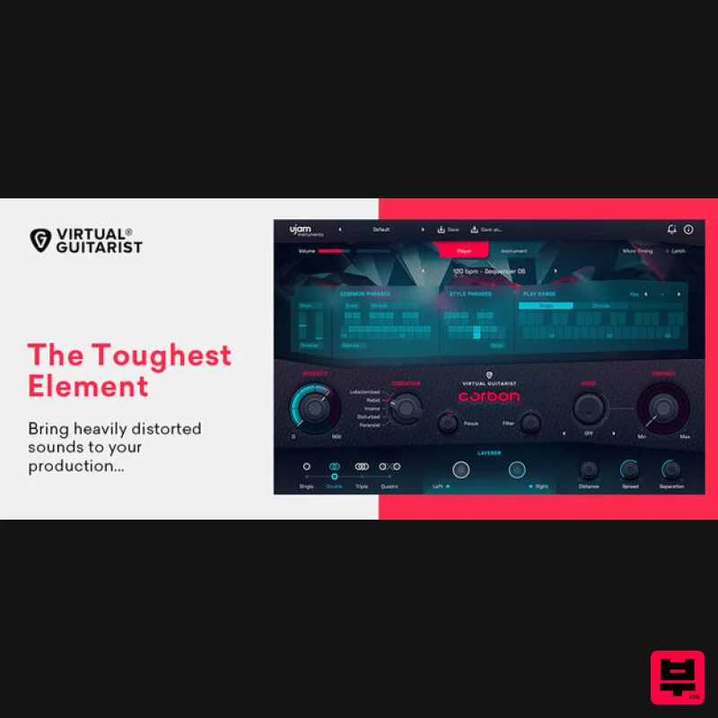 UJAM CARBON - Professional Music Instrument Photo