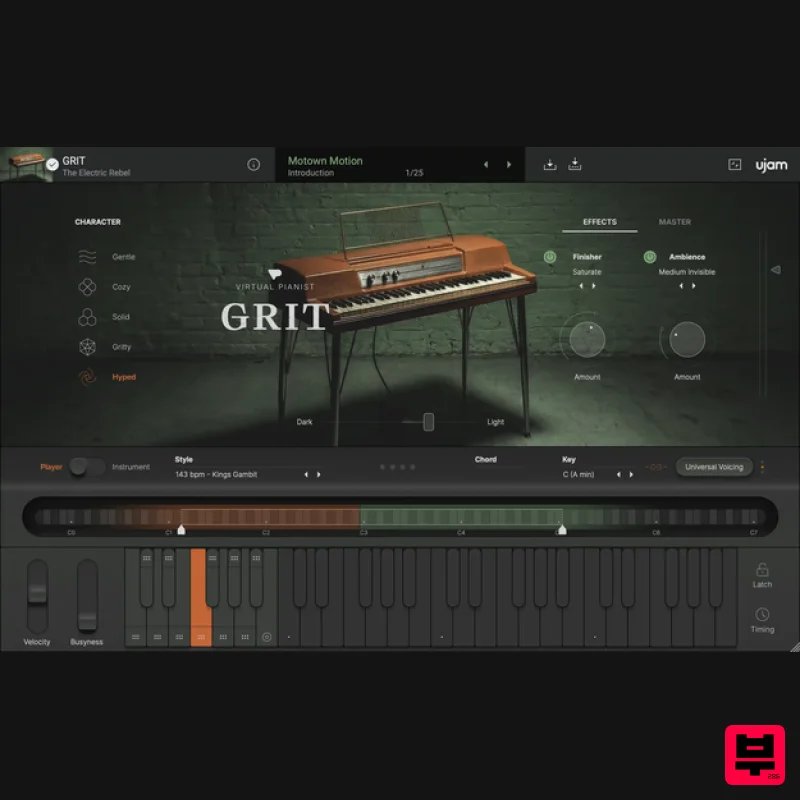UJAM Virtual Pianist GRIT - Professional Music Instrument Photo