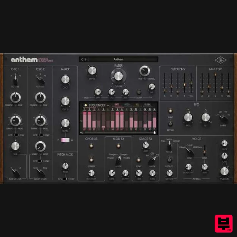 Universal Audio Anthem Analog Synthesizer - Synth