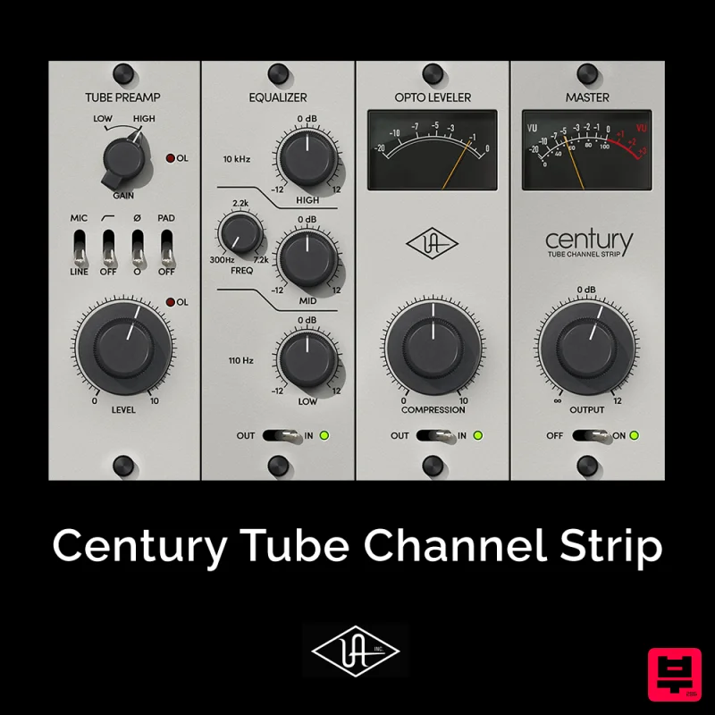 Universal Audio Century Tube Channel Strip - Channel Strip