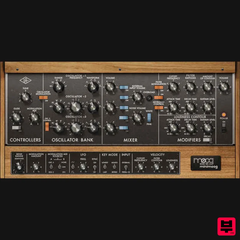Universal Audio Moog Minimoog - Virtual Instruments