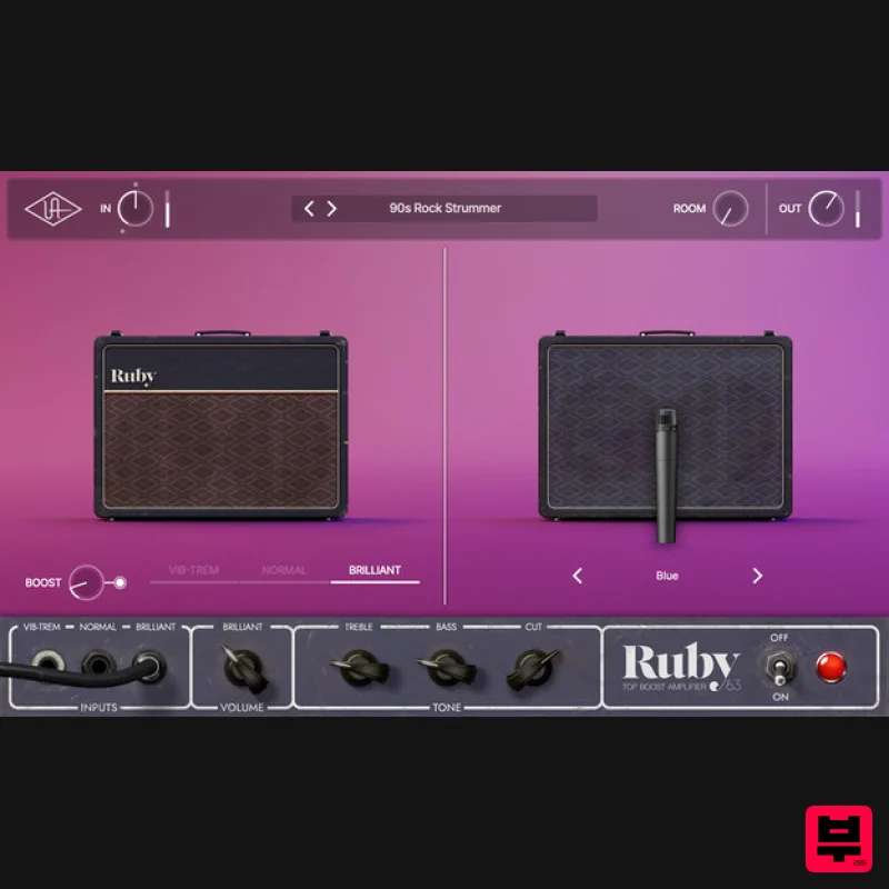 Universal Audio UAD Ruby '63 Top Boost Amp - Amp Simulator