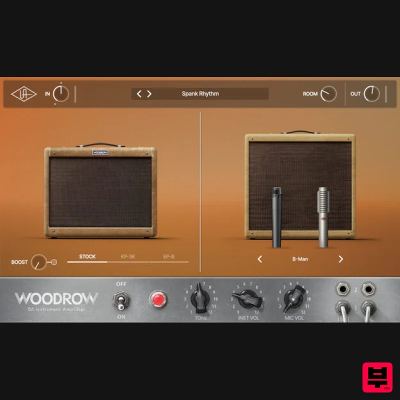 Universal Audio UAD Woodrow '55 Instrument Amplifier - Professional Music Instrument Photo