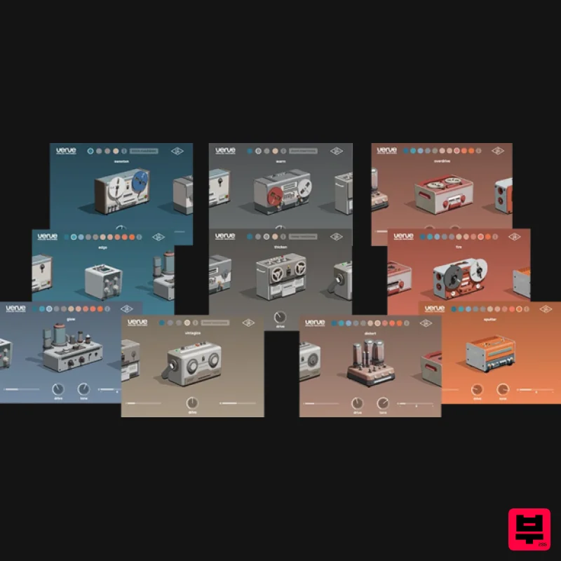 Universal Audio Verve Analog Machines - Tape Emulation