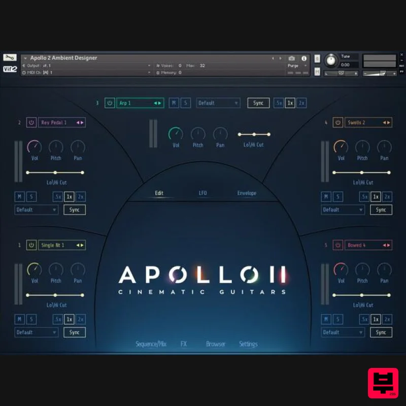 Vir2 Instruments Apollo 2: Cinematic Guitars - Kontakt Instrument