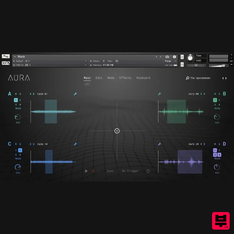 Vir2 Instruments Aura: Atmospheric Drone Builder - Kontakt Instrument