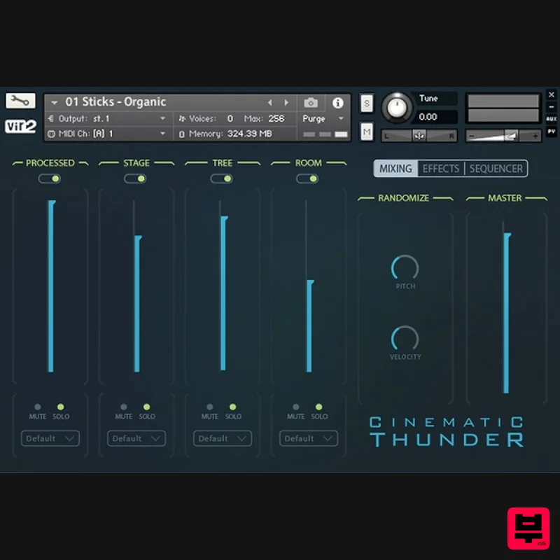 Vir2 Instruments Cinematic Thunder: Epic Orchestral Toms - Kontakt Instrument