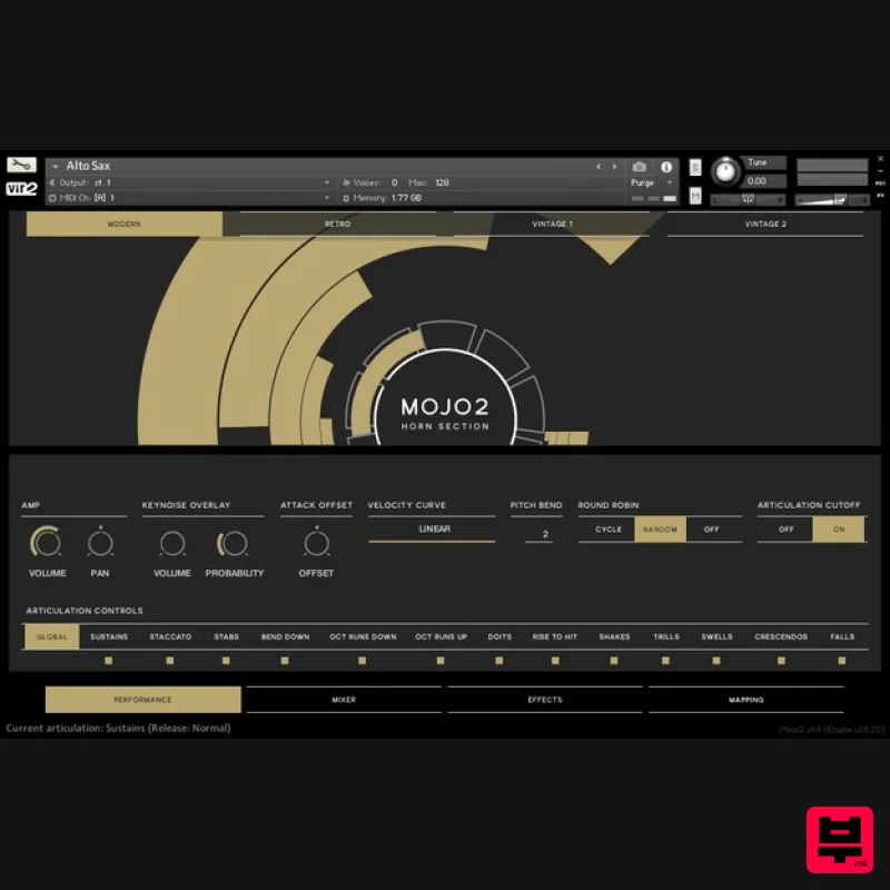 Vir2 Instruments MOJO 2: Horn Section - Kontakt Instrument