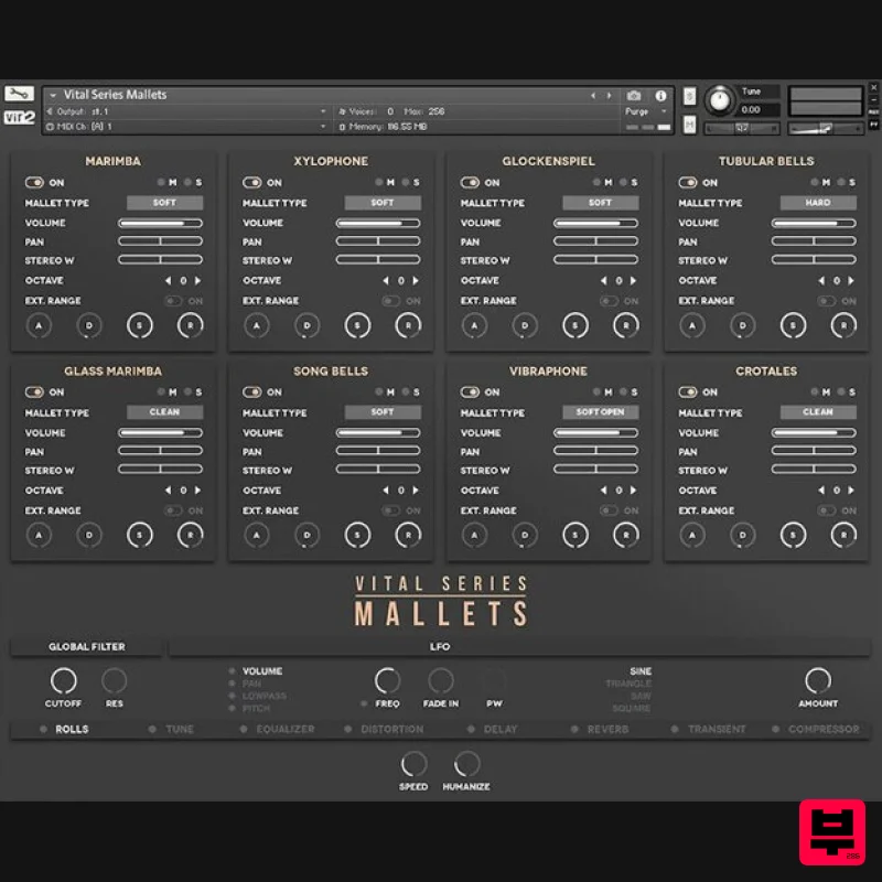 Vir2 Instruments Vital Series: Mallets - Kontakt Instrument