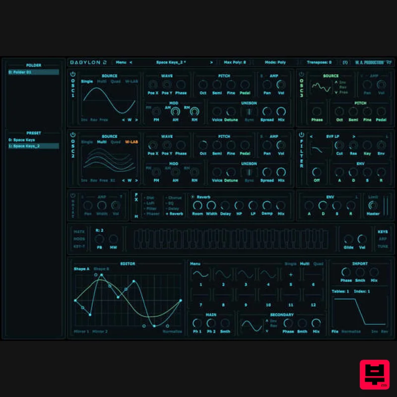 W. A. Production Babylon 2.2 - Synth